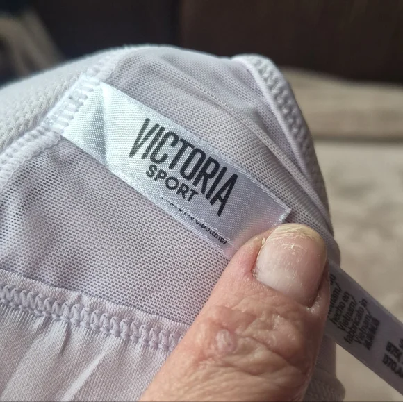 Victoria Sport Women's Cross-Back Sports Bra Lilac Rose Small Victorias Secret - Picture 10 of 13